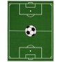 Fuballmatte - Grn - 133x170 cm