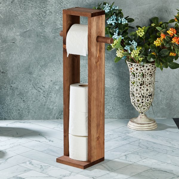 Langer Papierhalter - Natur Langer Papierhalter - Natur