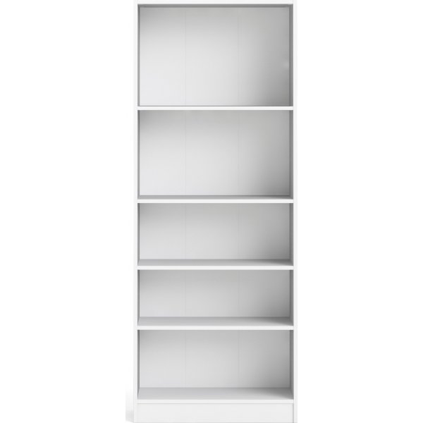 Einfaches, hohes und breites Bcherregal - Wei