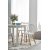 Berivan ausziehbarer Esstisch 102-142 cm - Wei + Mbelpflegeset fr Textilien