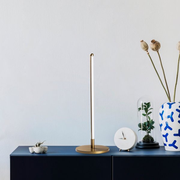 Nur Tischlampe - Gold