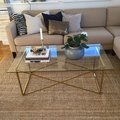 Kundenbild Cross Couchtisch - Messing