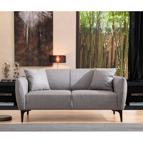 Belissimo 2-Sitzer-Sofa - Grau