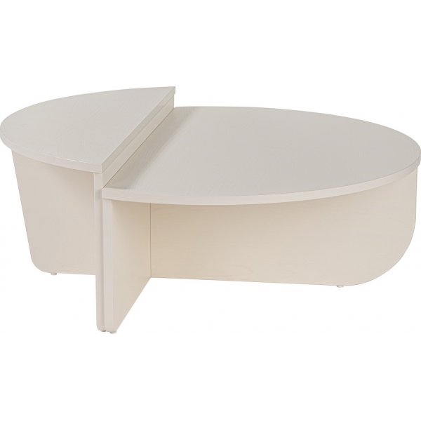 Orion Couchtisch 90 x 90 cm - Wei lackiertes Holz