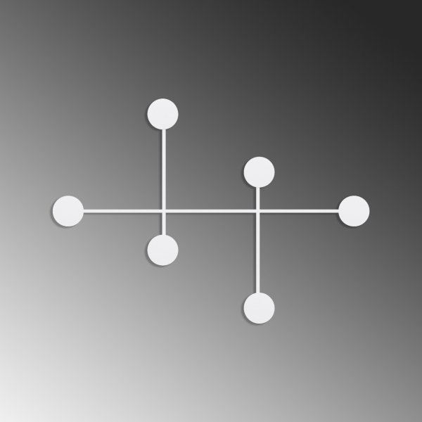 Kleiderbügel für Damen - Weiß Kleiderbügel für Damen - Weiß