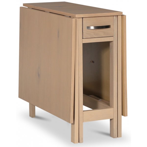 Fårö Klapptisch 30/90/150 x 80 cm - Whitewash + Textilpflege für Möbel Fårö Klapptisch 30/90/150 x 80 cm - Whitewash + Textilpflege für Möbel