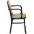 Stuhl mit Tongestell aus Bugholz - Rattan/schwarz + Mbelfe