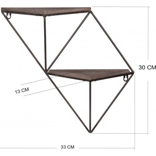 Walter Wandregal 45 - Nussbaum/schwarz