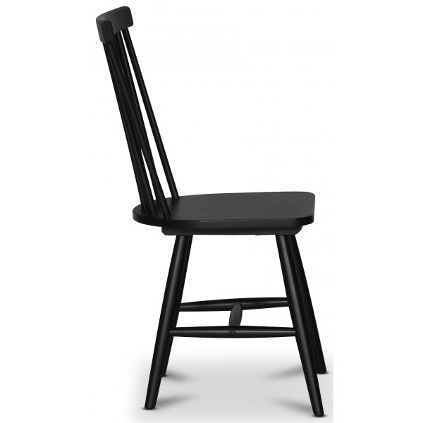 Pin Stuhl Karl - schwarz + Stuhlkissen