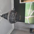 Kundenbild 61106 Stina Chandelier - (schwarze Holzkugeln)