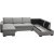 Solna U-Sofa 309 cm - Hellgrau + Fleckentferner fr Mbel