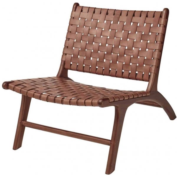 Sessel Porto - Konjak / Teak