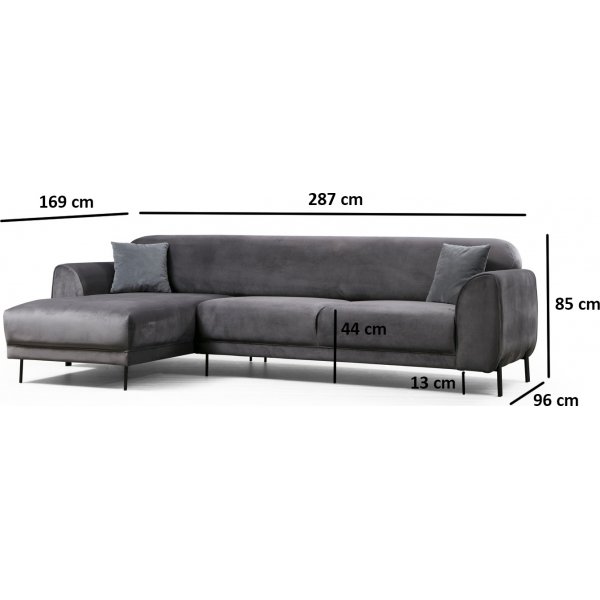 Bild Diwansofa - Anthrazit