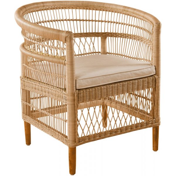 Tranum Sessel aus Rattan - Natur