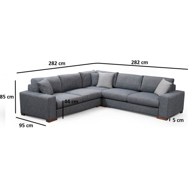 Look Ecksofa - Anthrazit