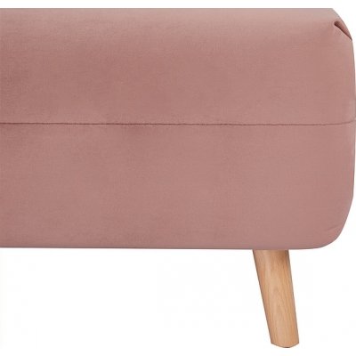 Wandelbarer Spike-Sessel aus rosa Samt