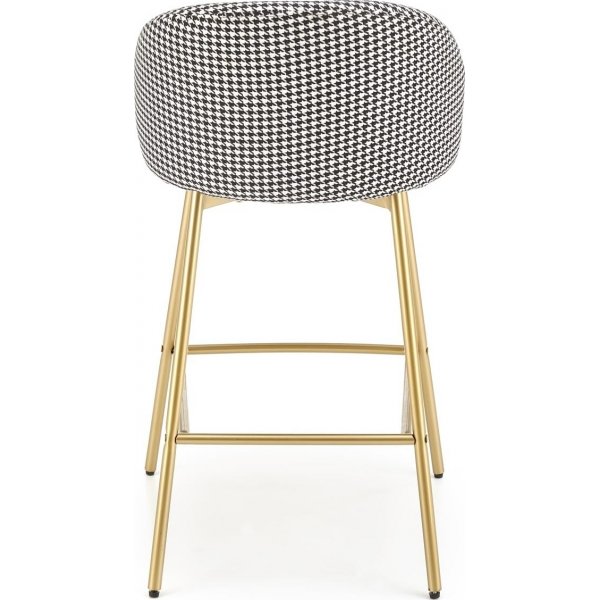 Pelican Barhocker 113 - Schwarz/Weiß/Gold Pelican Barhocker 113 - Schwarz/Weiß/Gold