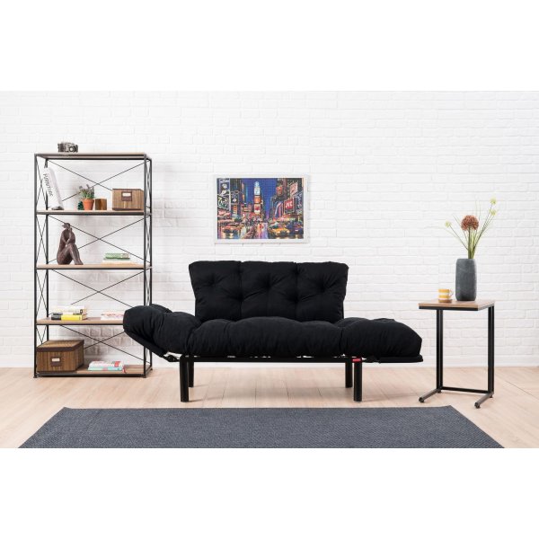 Nitta 2-Sitzer Schlafsofa - Schwarz Nitta 2-Sitzer Schlafsofa - Schwarz