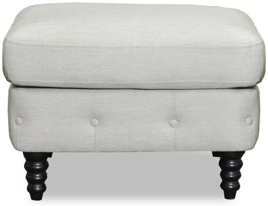 Ashford Chesterfield Fußhocker - Leinen beige Ashford Chesterfield Fußhocker - Leinen beige