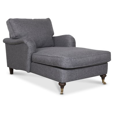 Howard Watford Deluxe Divan Sessel aus grauem Stoff + Mbelpflegeset fr Textilien