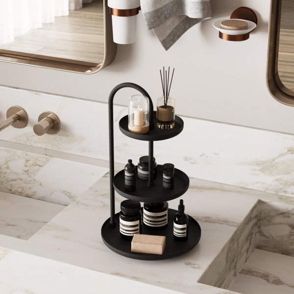 Dekoteller schwarz - Kalki