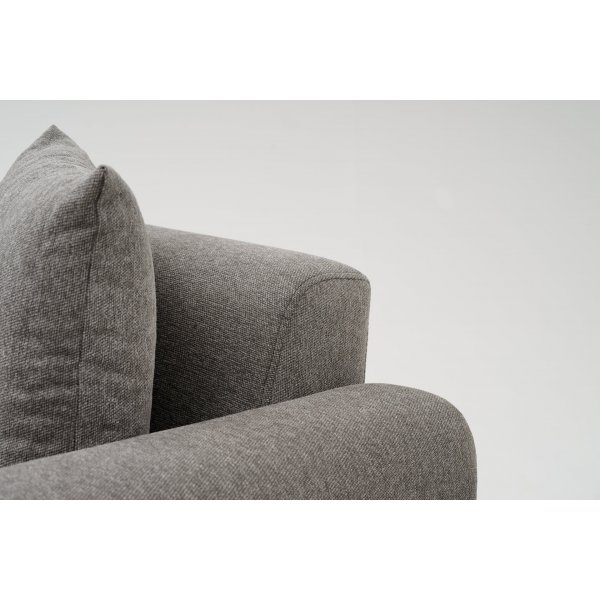 Seitliches 2-Sitzer-Sofa - Hellgrau