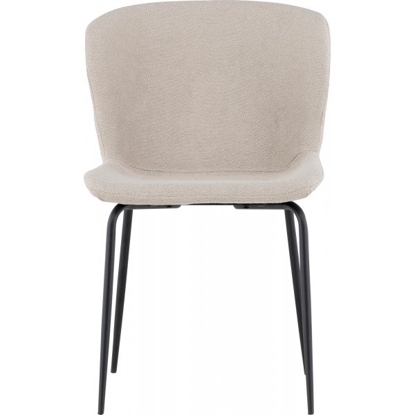 Modesto Esszimmerstuhl - Beigefarbenes Boucl