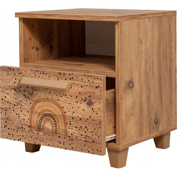 Leva Rainbow Nachttisch - Kiefer Leva Rainbow Nachttisch - Kiefer
