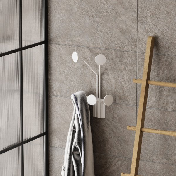 Giraffen-Kleiderbügel - Weiß Giraffen-Kleiderbügel - Weiß