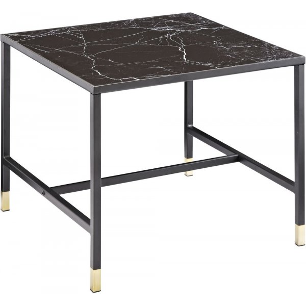 Slope Couchtisch 60x60 cm - Schwarz/Messing