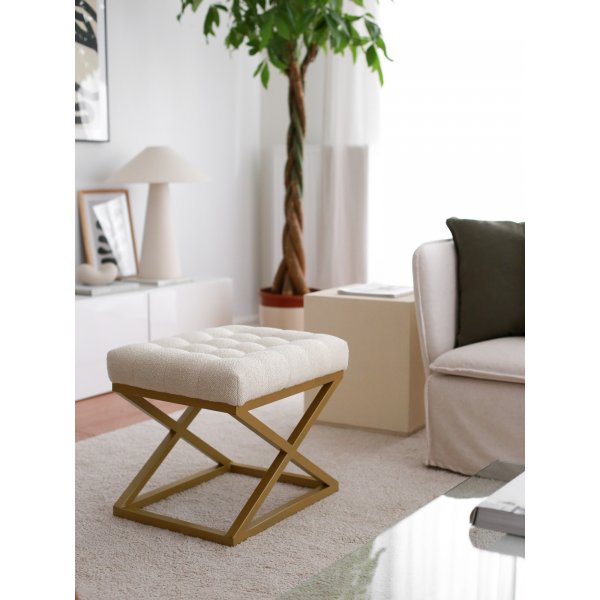 Altin Hocker - Creme