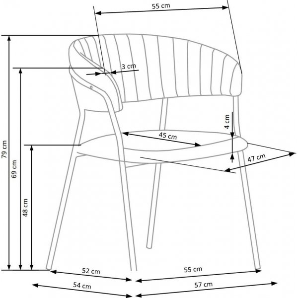 Cadeira-Sessel 426 - Schwarz