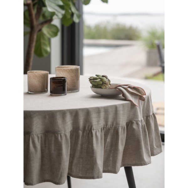 Sabina Tischdecke Ø160 cm - Leinen Sabina Tischdecke Ø160 cm - Leinen
