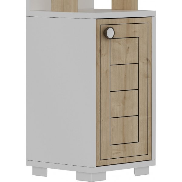 Canard Bcherregal - Wei/Saphireiche