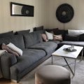 Kundenbild Palasso Couchtisch 110 cm - Chrom/Leichte Marmorierung