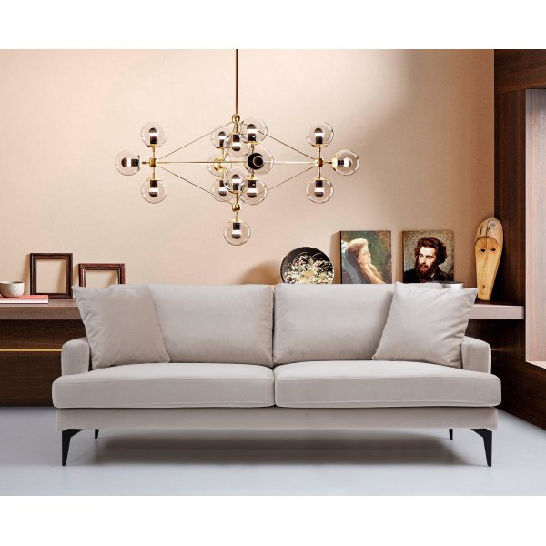Papira 2-Sitzer-Sofa - Beige Papira 2-Sitzer-Sofa - Beige