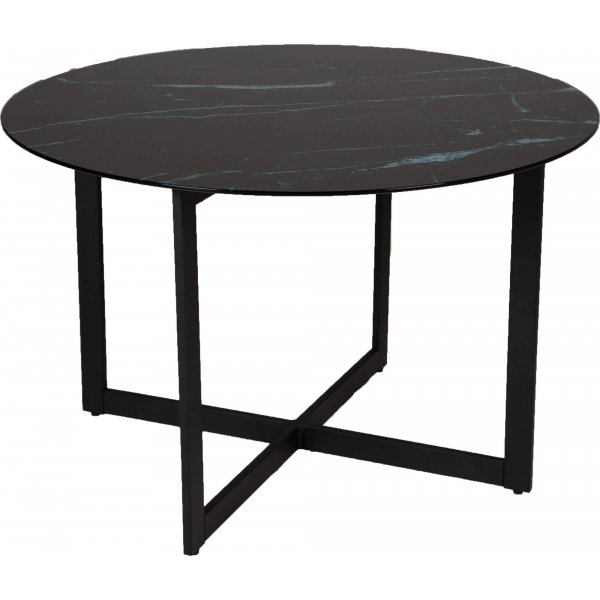 Figo runder Couchtisch 80 cm - Schwarz
