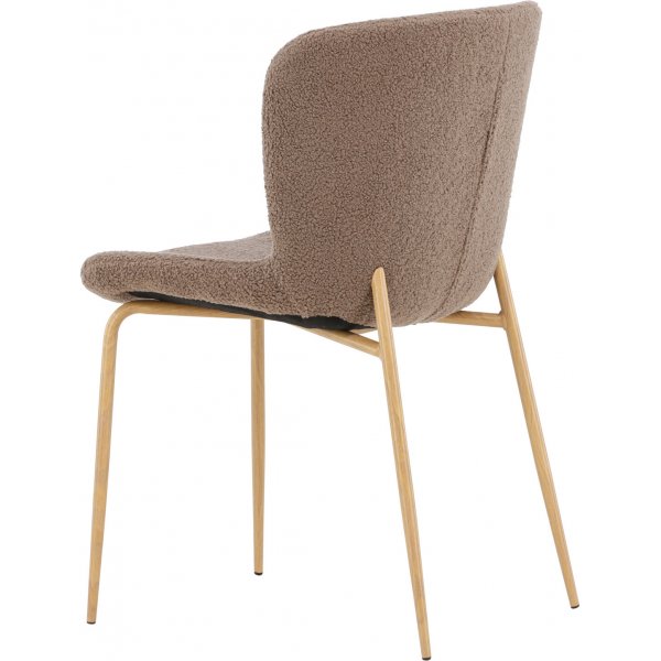 Modesto Esszimmerstuhl - Braunes Boucl