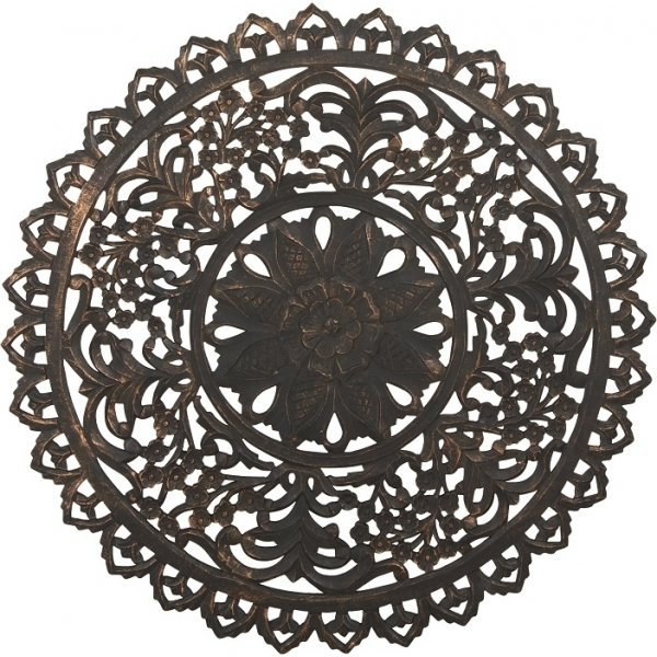 Carve Malerei - Gold/Schwarz