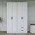 Yaman Kleiderschrank 120 x 45 x 180 cm Variante B - Mattwei