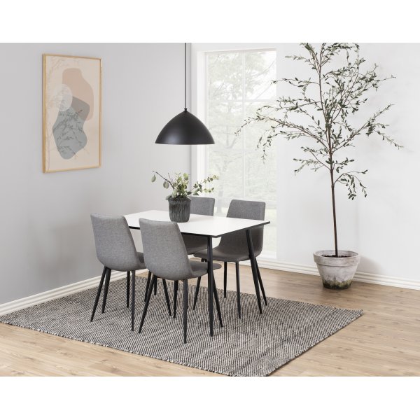 Winnie Esszimmerstuhl - Hellgrau Winnie Esszimmerstuhl - Hellgrau