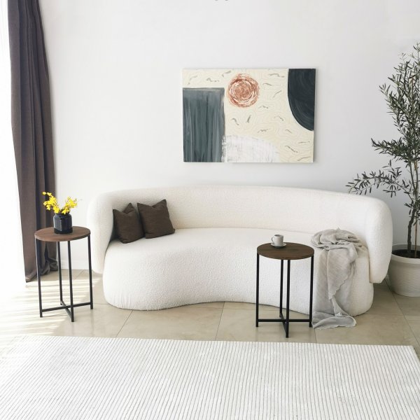 Neta Couchtisch 35/35 cm - Nussbaum