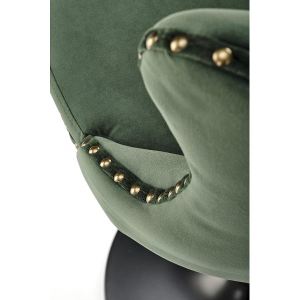 Barhocker dunkelgrn mit Gasdruckfeder