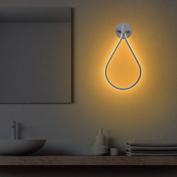 Damian Wandleuchte - Grau Damian Wandleuchte - Grau