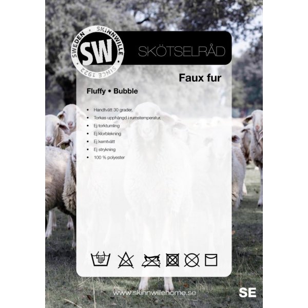 Flauschiges Kunstfell Taupe - 60 x 90 cm Flauschiges Kunstfell Taupe - 60 x 90 cm