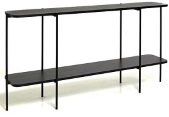 Novis Konsolentisch 150 cm - Schwarz gebeizte Esche