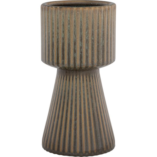 Kuglu-Topf Braun/Blau 15 cm
