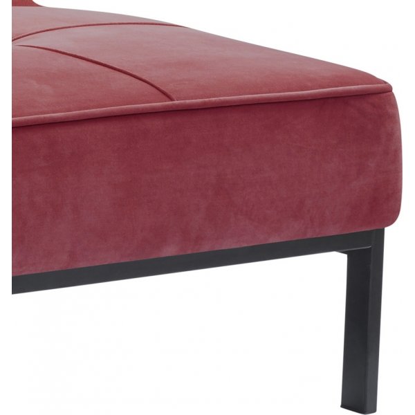 Perugia 2,5-Sitzer-Schlafsofa - Rot