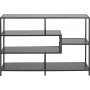 Seaford Bcherregal Esche schwarz
