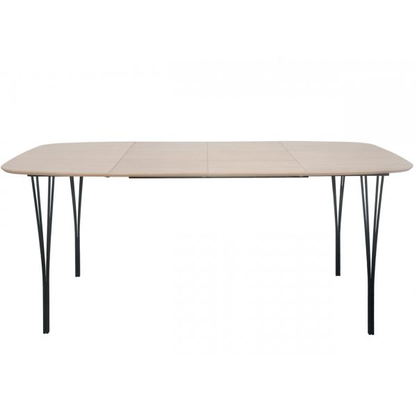 Jar-Esstisch 100 cm - weiß pigmentiertes Eichenfurnier Jar-Esstisch 100 cm - weiß pigmentiertes Eichenfurnier